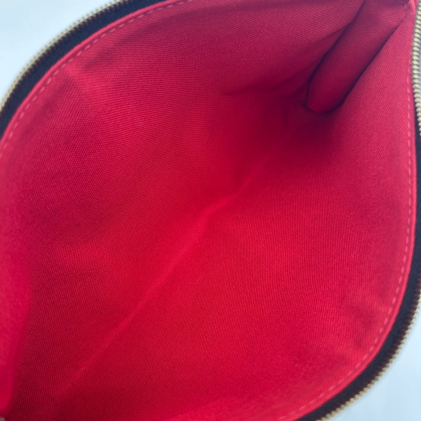 Louis Vuitton Damier Ebene EVA Chain Shoulder Bag with Strap [Used]