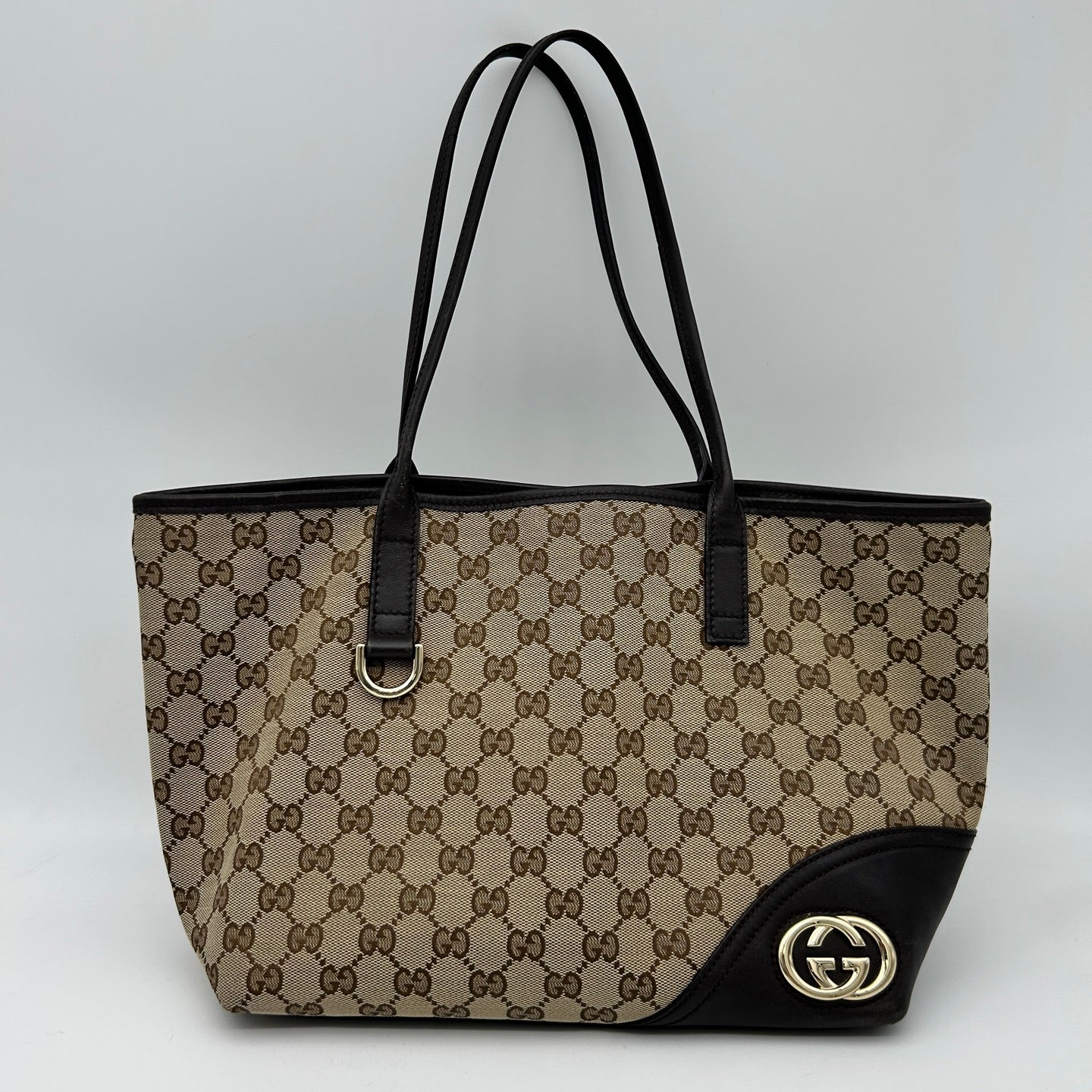 Gucci Brown GG Monogram Canvas Tote Bag[Used]