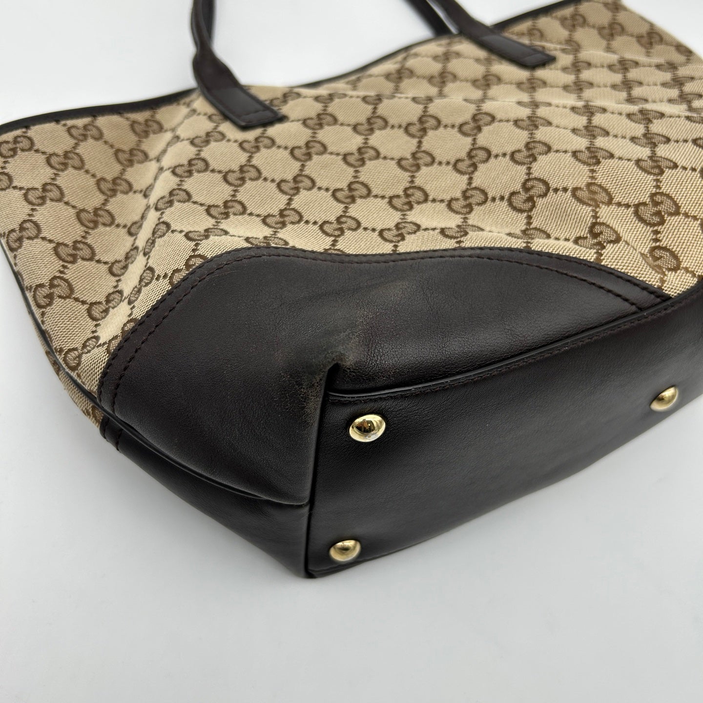 Gucci Brown GG Monogram Canvas Tote Bag[Used]