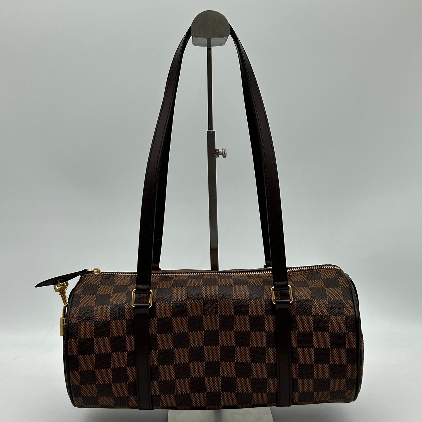Louis Vuitton Damier Ebene Papillon 30 Cylindrical Handbag [Used]