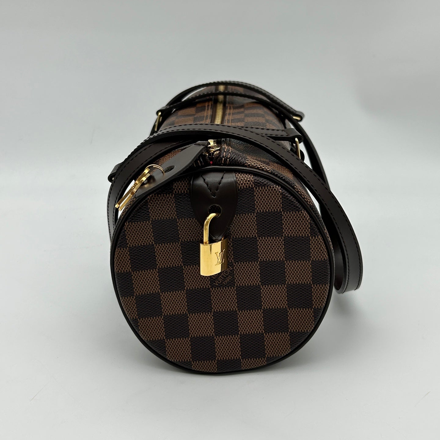Louis Vuitton Damier Ebene Papillon 30 Cylindrical Handbag [Used]