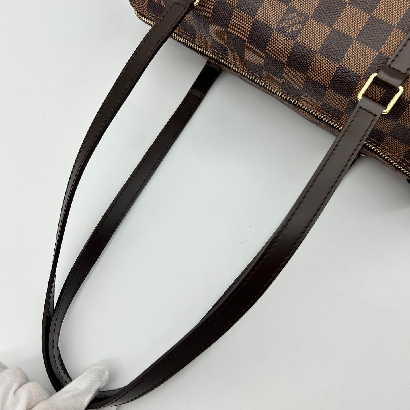 Louis Vuitton Damier Ebene Papillon 30 Cylindrical Handbag [Used]
