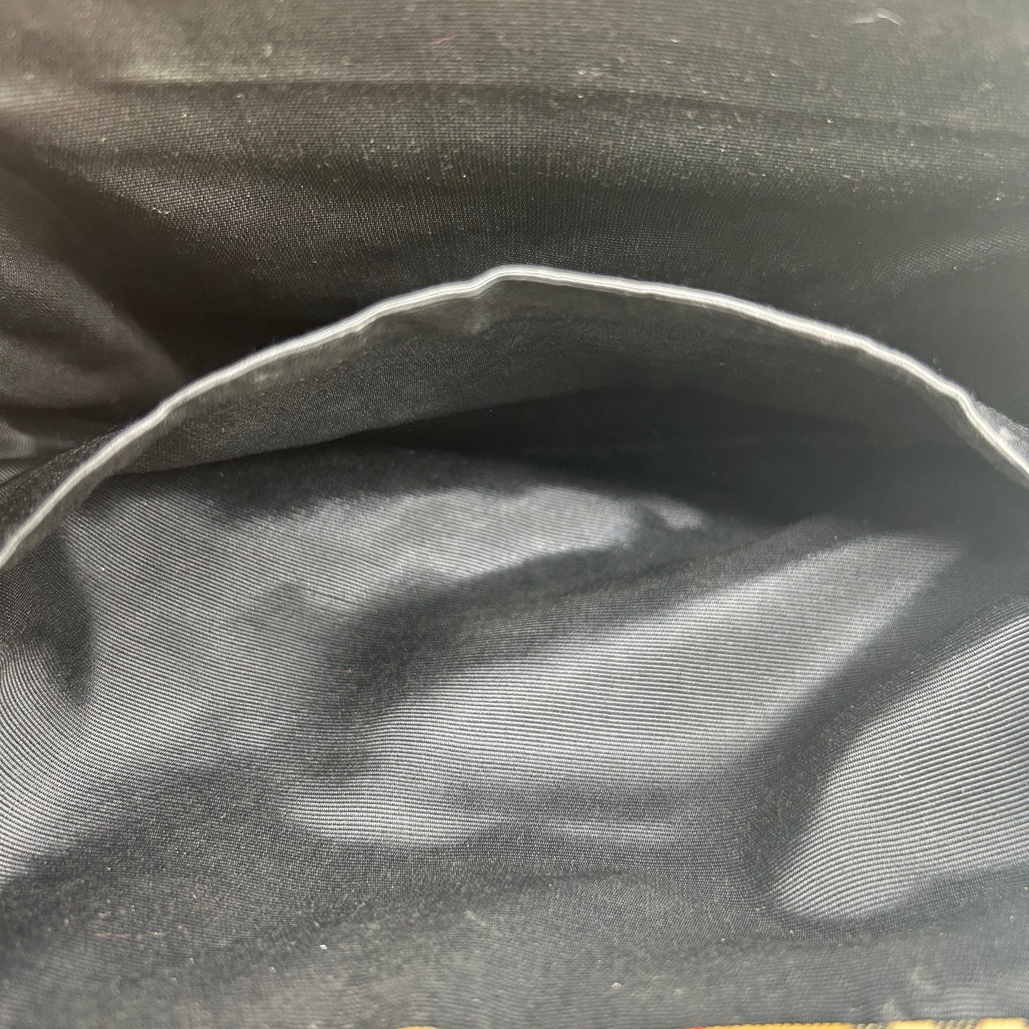 Burberry Haymarket Classic Check Flap Drawstring Backpack [Used]