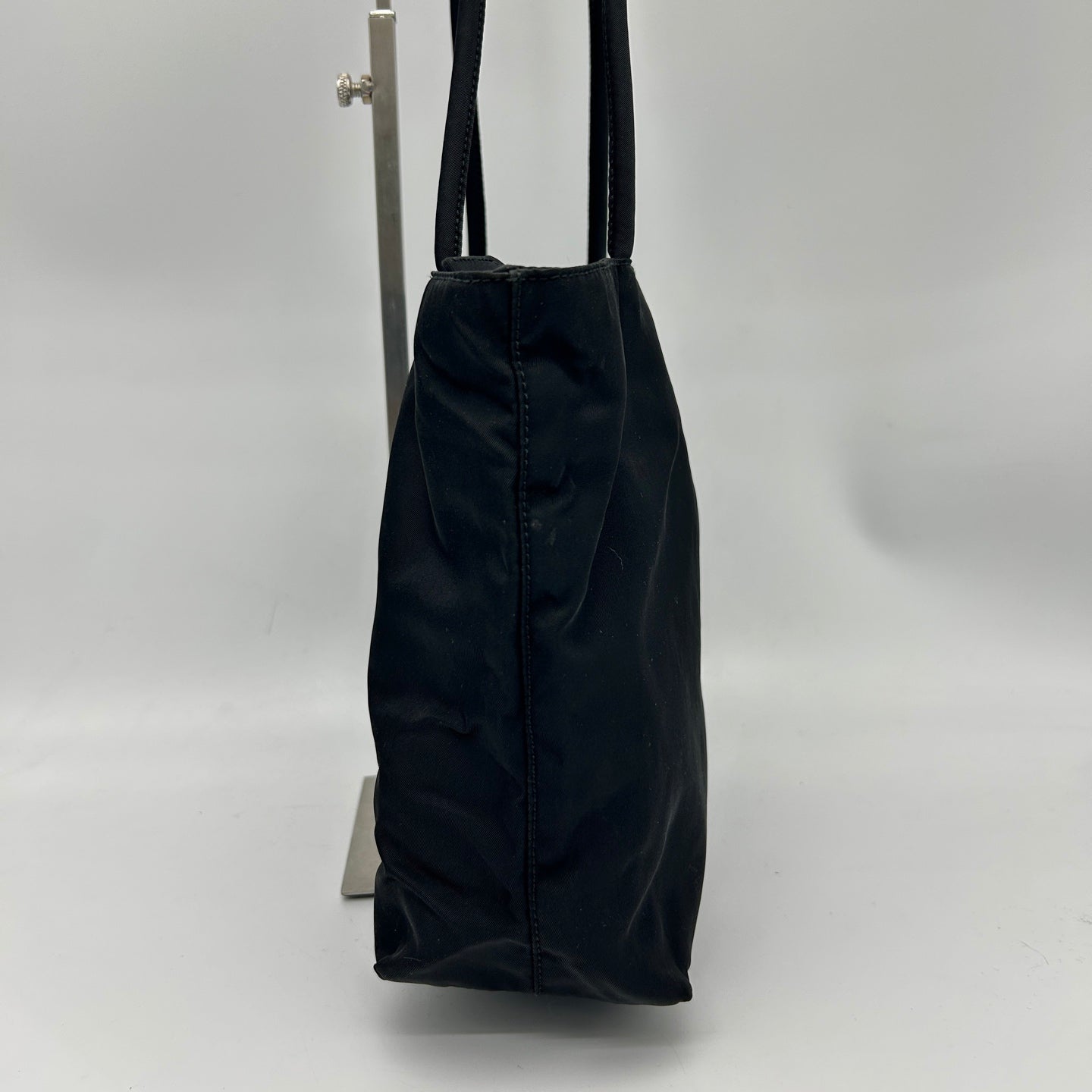 Prada Black Tessuto Nylon Shoulder Tote Bag [Used]