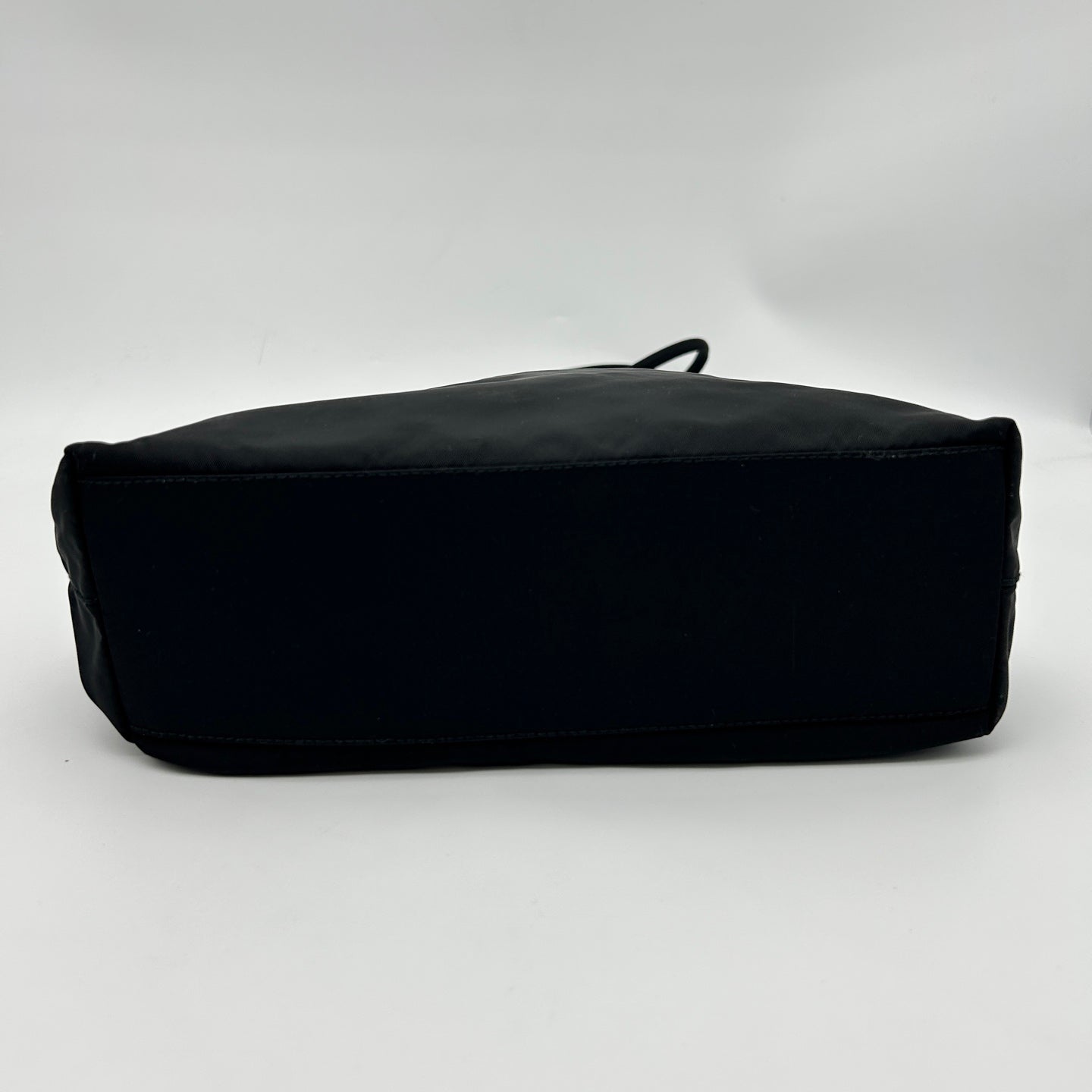 Prada Black Tessuto Nylon Shoulder Tote Bag [Used]