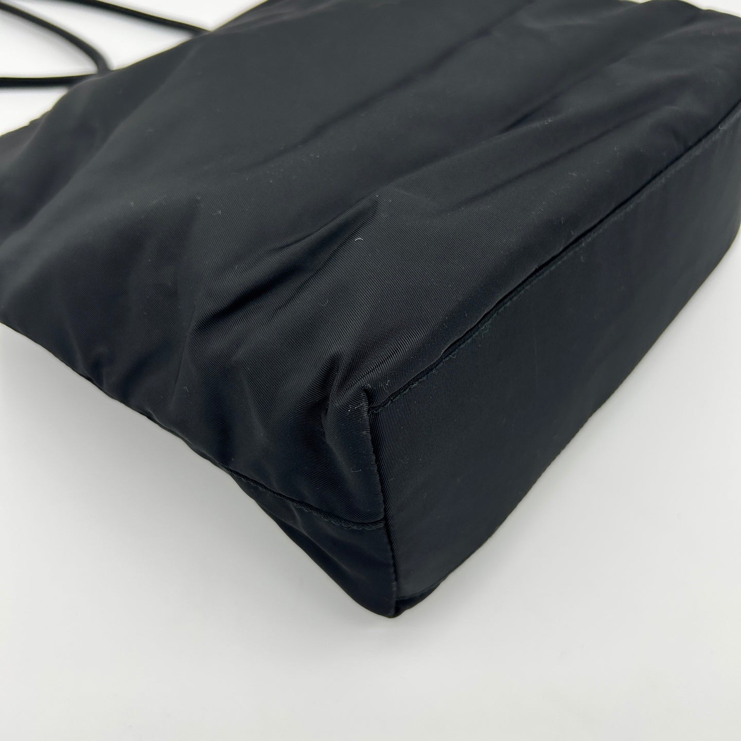 Prada Black Tessuto Nylon Shoulder Tote Bag [Used]