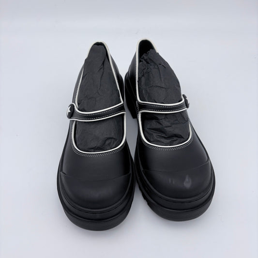 Dior 2022S Black & White Mary Jane Flats Shoes [Used]
