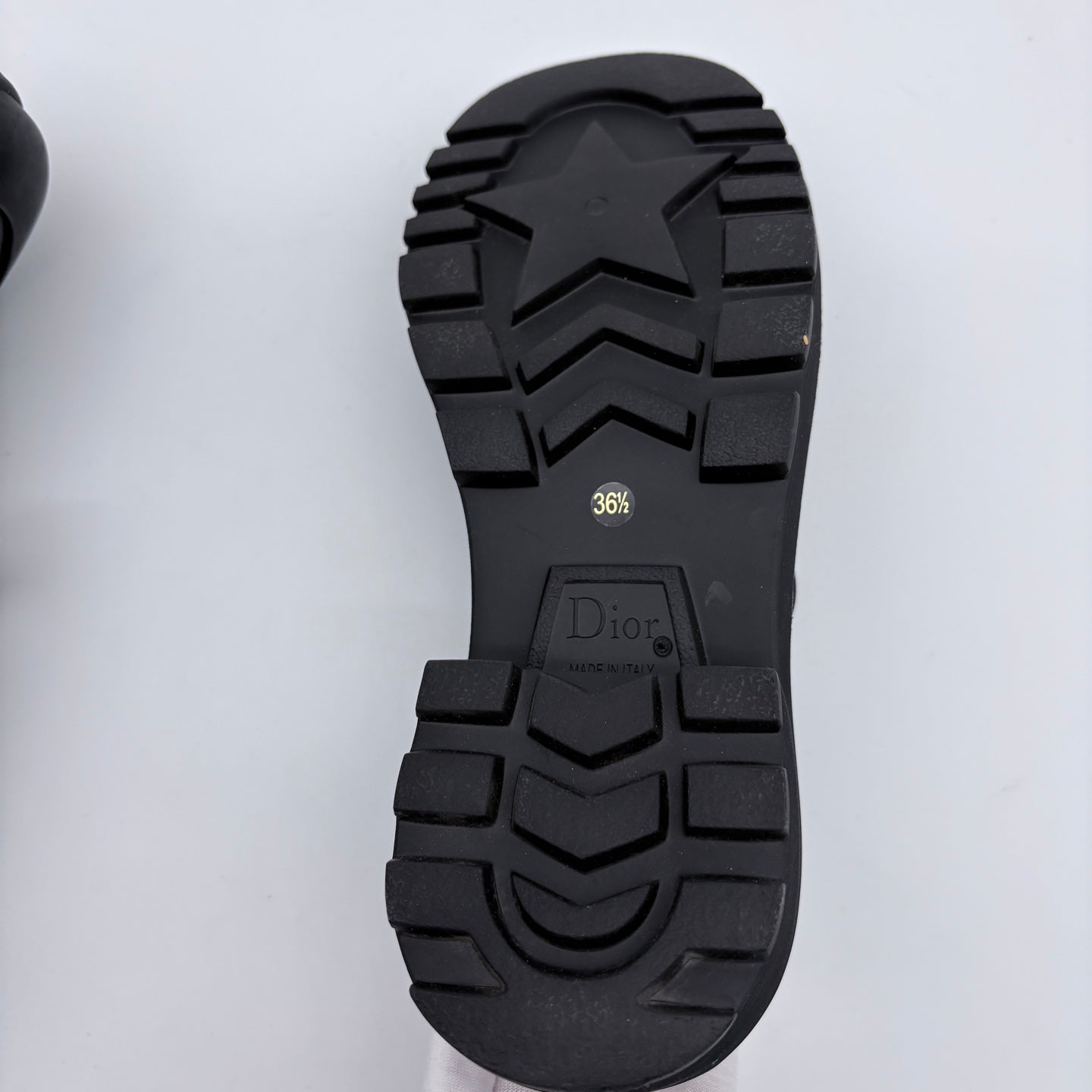 Dior 2022S Black & White Mary Jane Flats Shoes [Used]