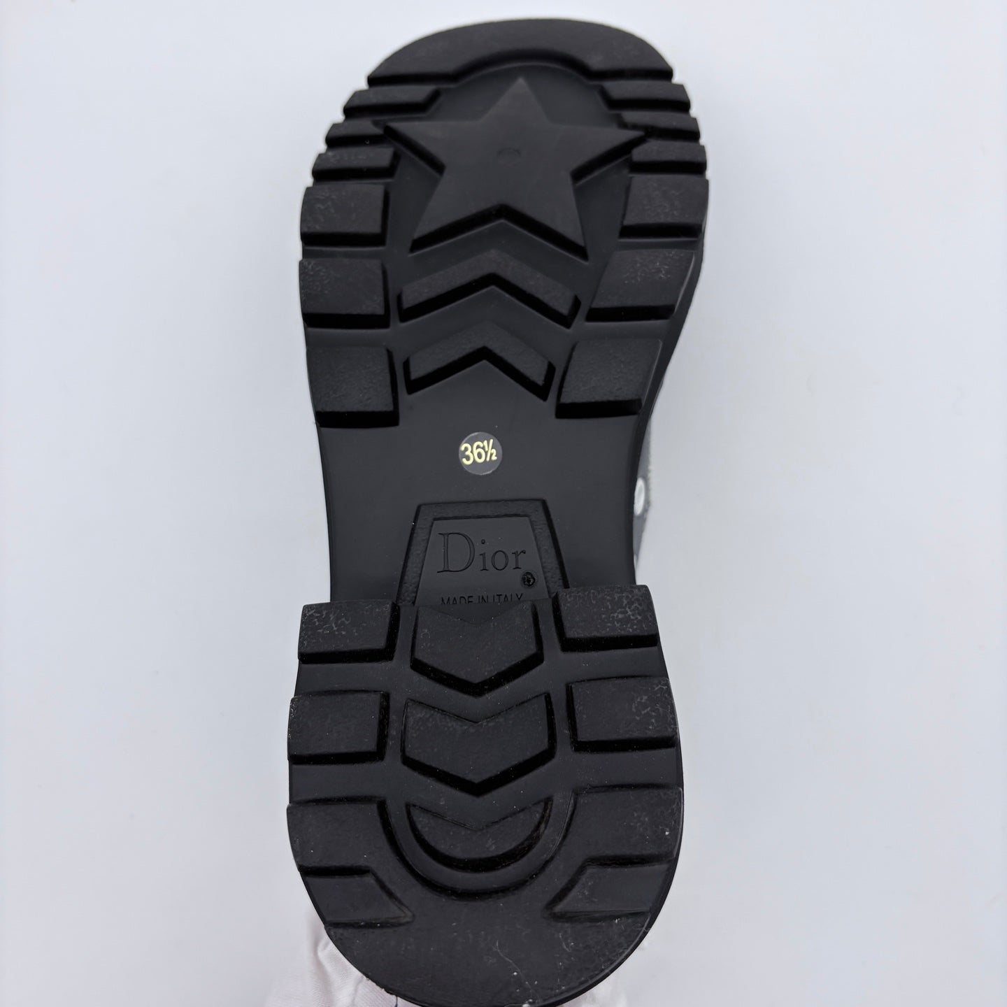 Dior 2022S Black & White Mary Jane Flats Shoes [Used]