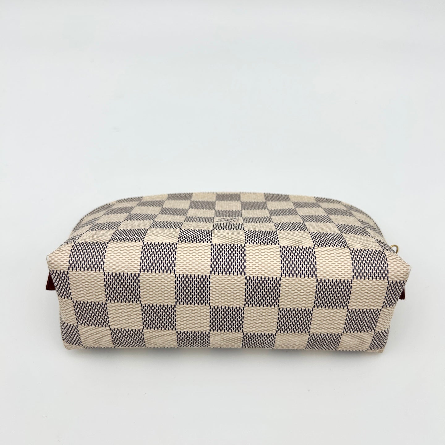 Louis Vuitton White Damier Canvas Clutch Pouch [Used]