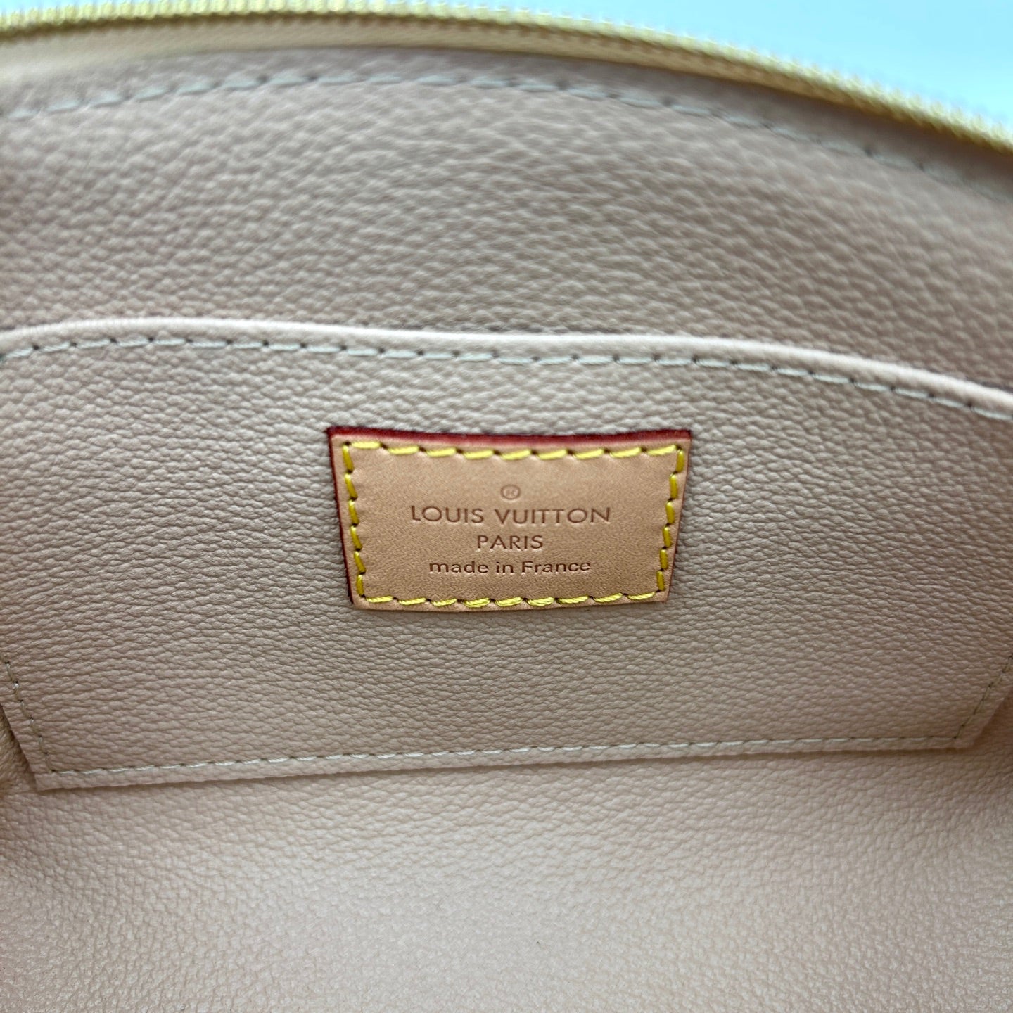 Louis Vuitton White Damier Canvas Clutch Pouch [Used]