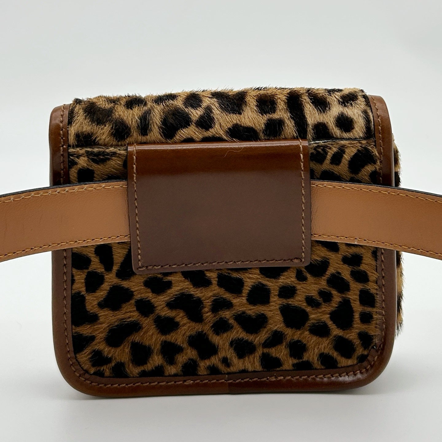 Celine Mini Leopard Fur Waist Bag [Used]