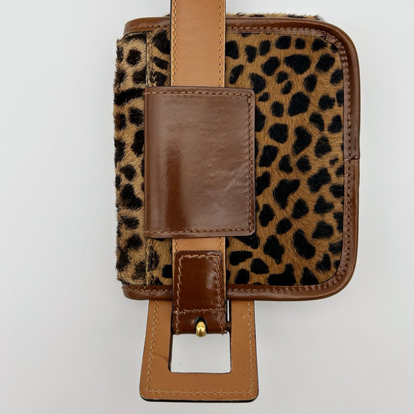 Celine Mini Leopard Fur Waist Bag [Used]