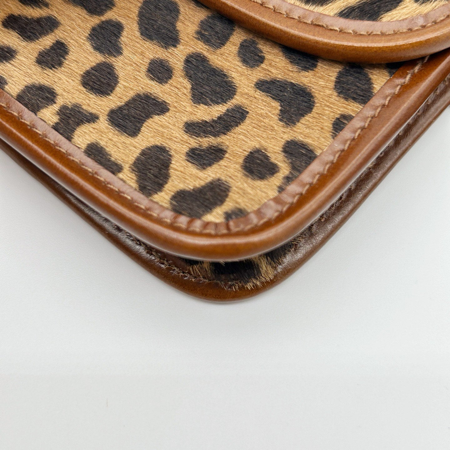 Celine Mini Leopard Fur Waist Bag [Used]