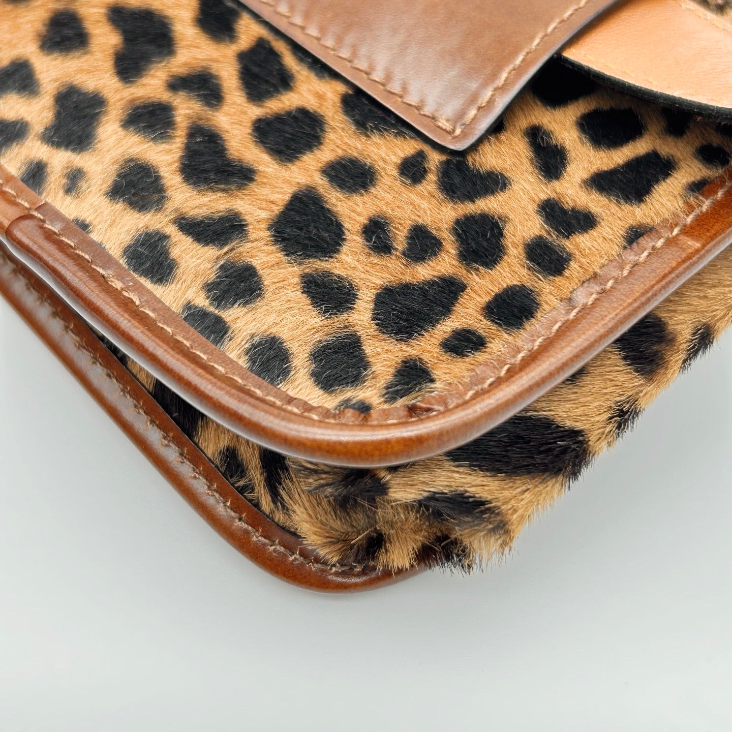 Celine Mini Leopard Fur Waist Bag [Used]