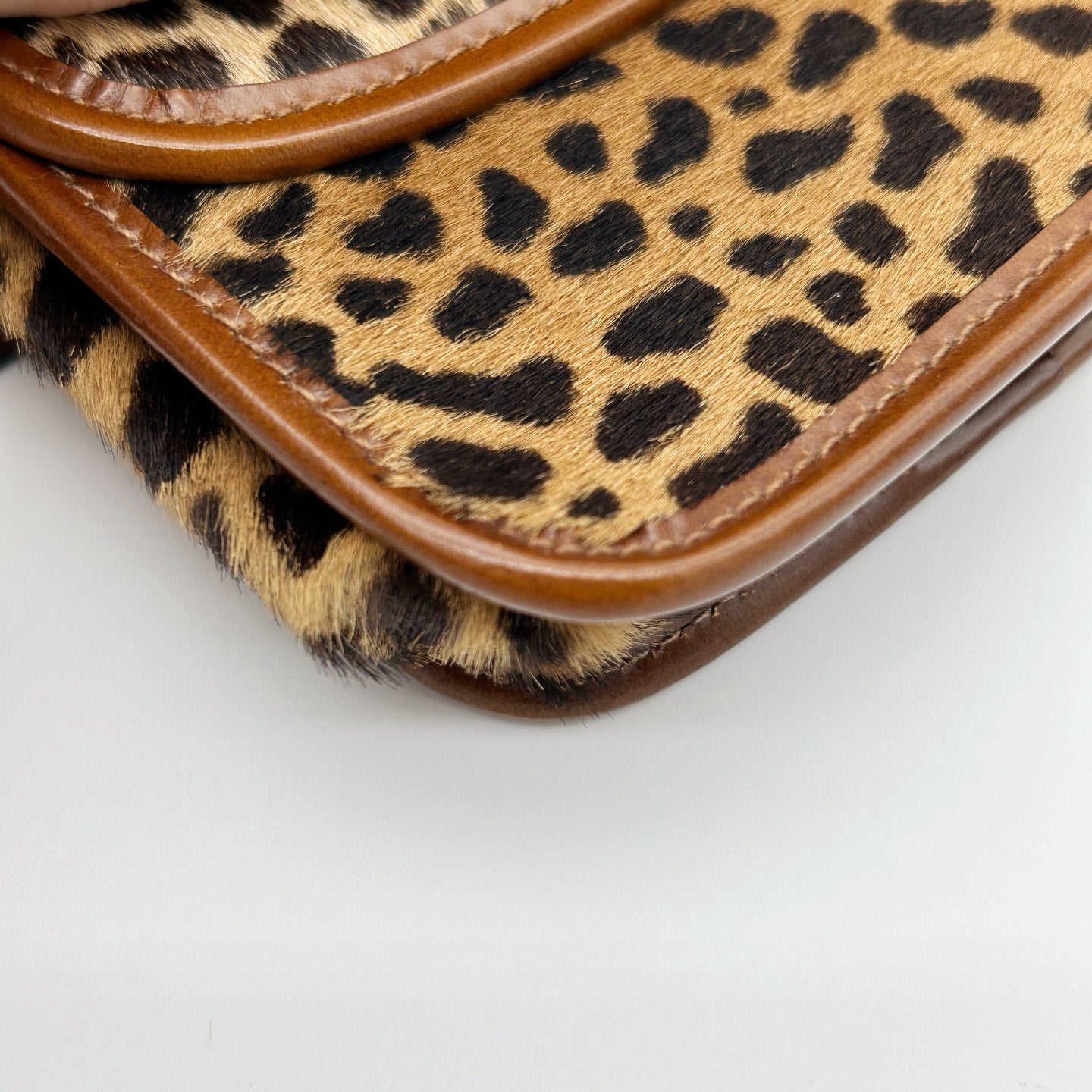 Celine Mini Leopard Fur Waist Bag [Used]
