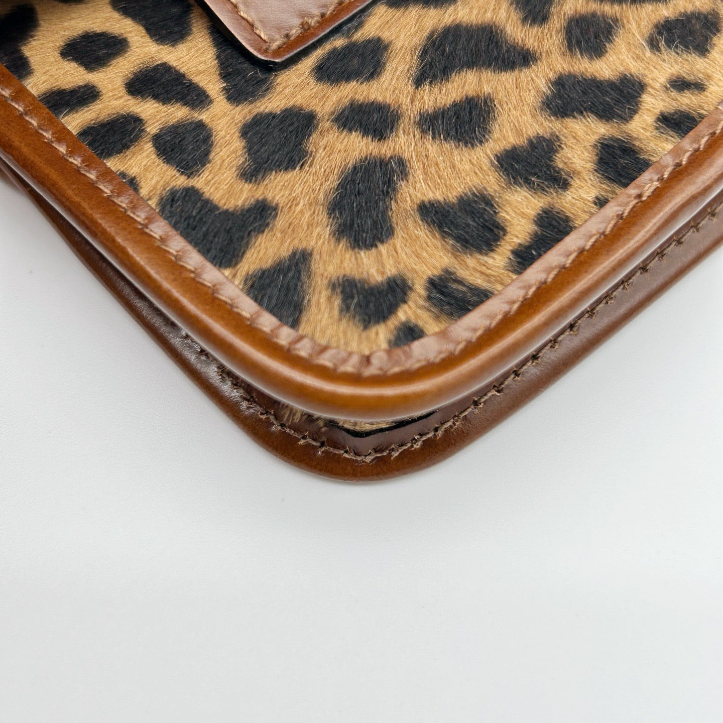 Celine Mini Leopard Fur Waist Bag [Used]