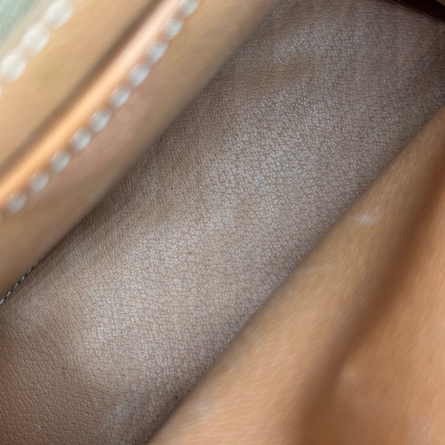 Celine Brown Macadam Pocket Watch Chain Kelly Handbag [Used]