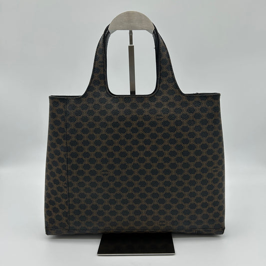 Celine Black Macadam One-Piece Handle Tote Handbag [Used]