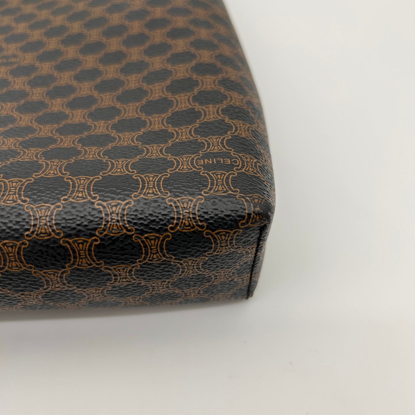 Celine Black Macadam One-Piece Handle Tote Handbag [Used]