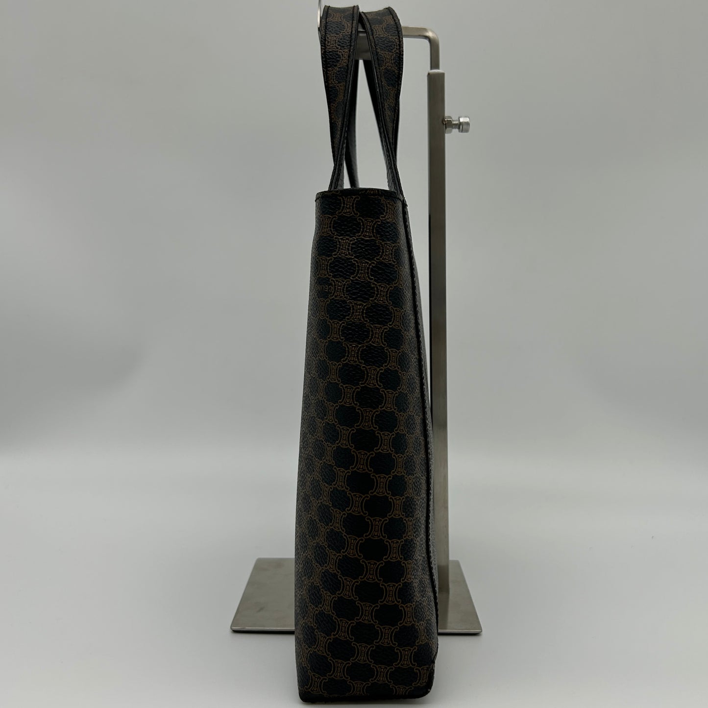 Celine Black Macadam One-Piece Handle Tote Handbag [Used]