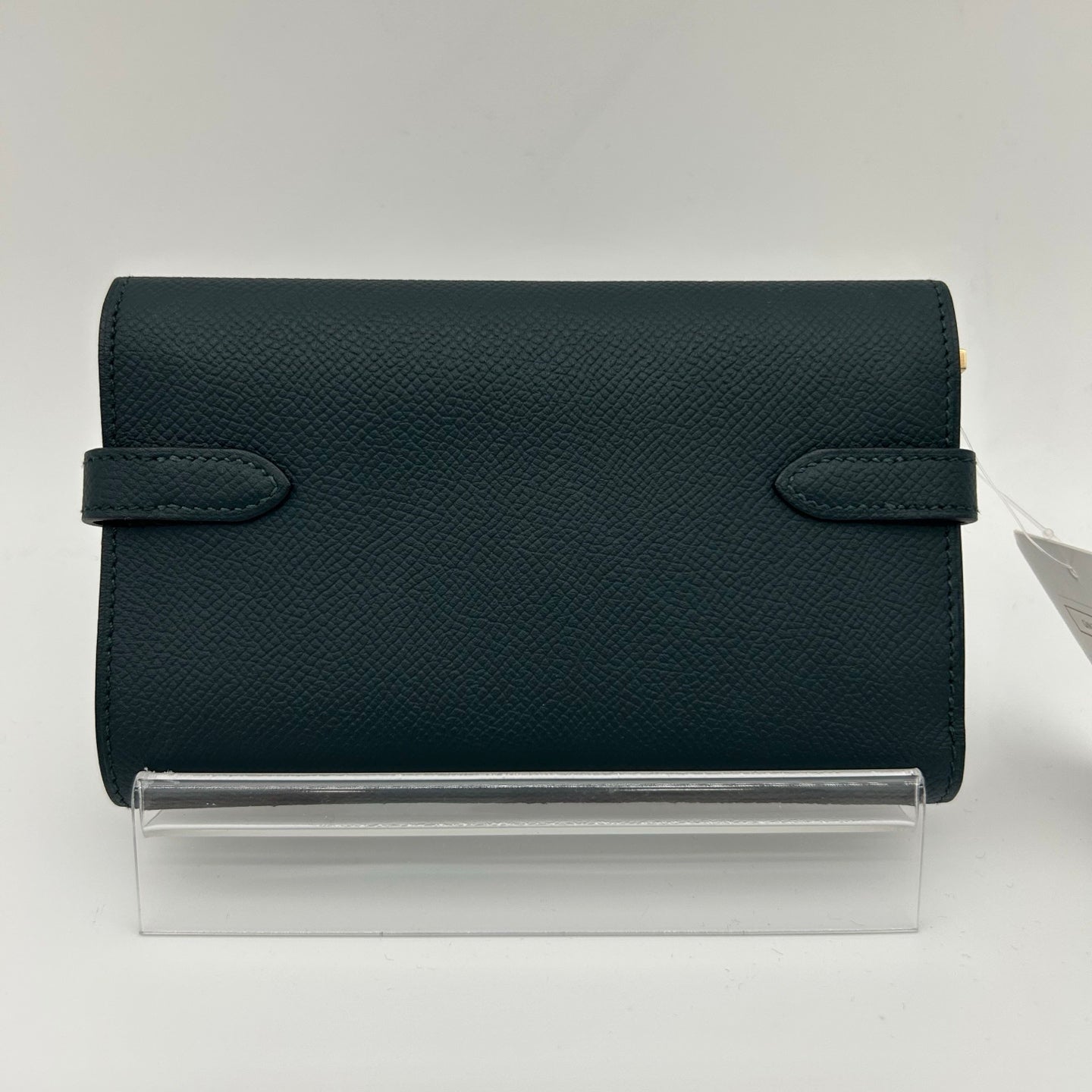 Hermès Dark Green Béarn Short Wallet with Gold Hardware [Used]