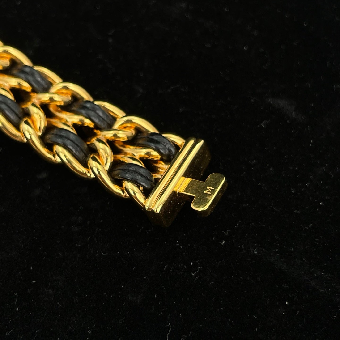 Chanel Première Black and Gold M Size Watch [Used]