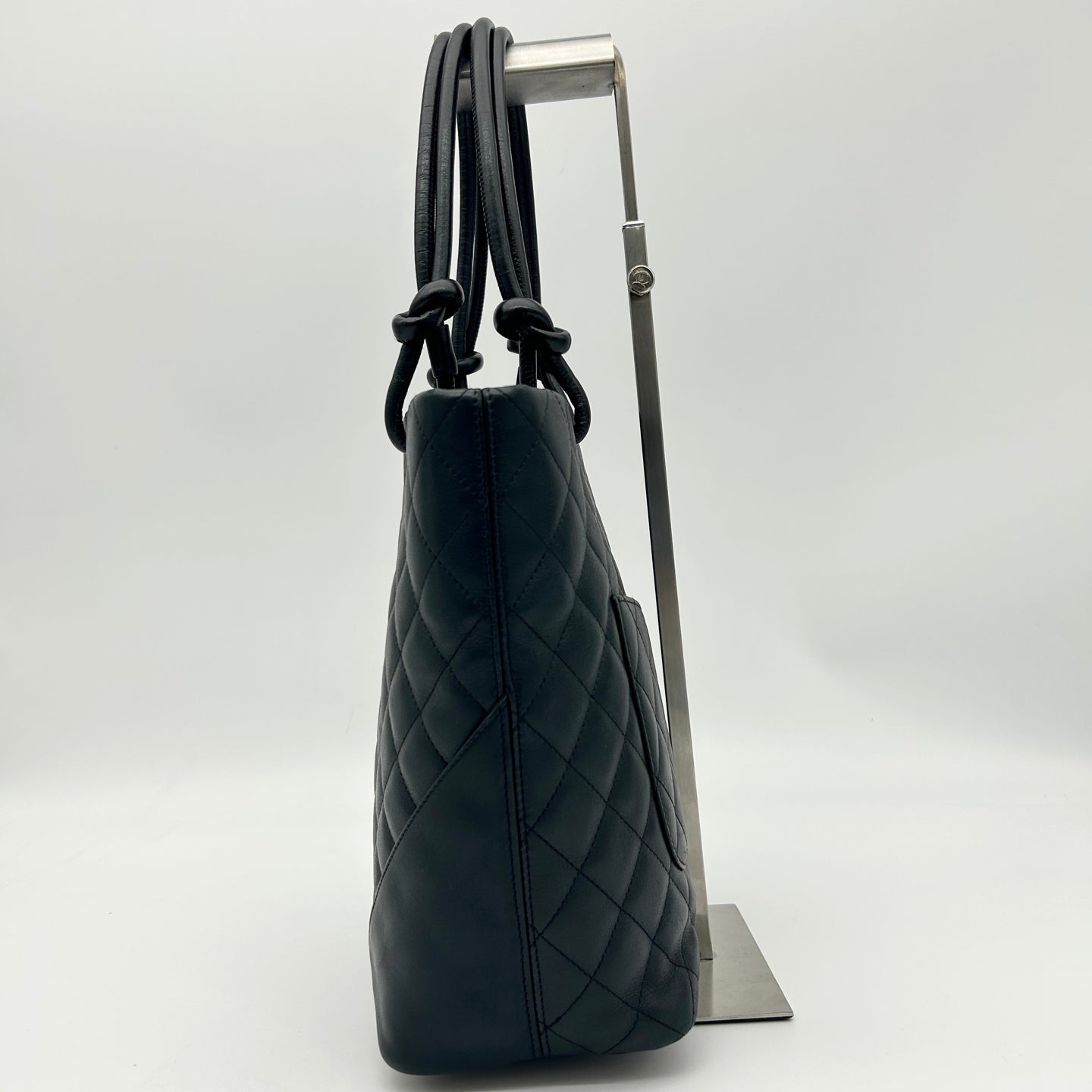 Chanel Calfskin Cambon Bucket Tote Bag Small [Used]