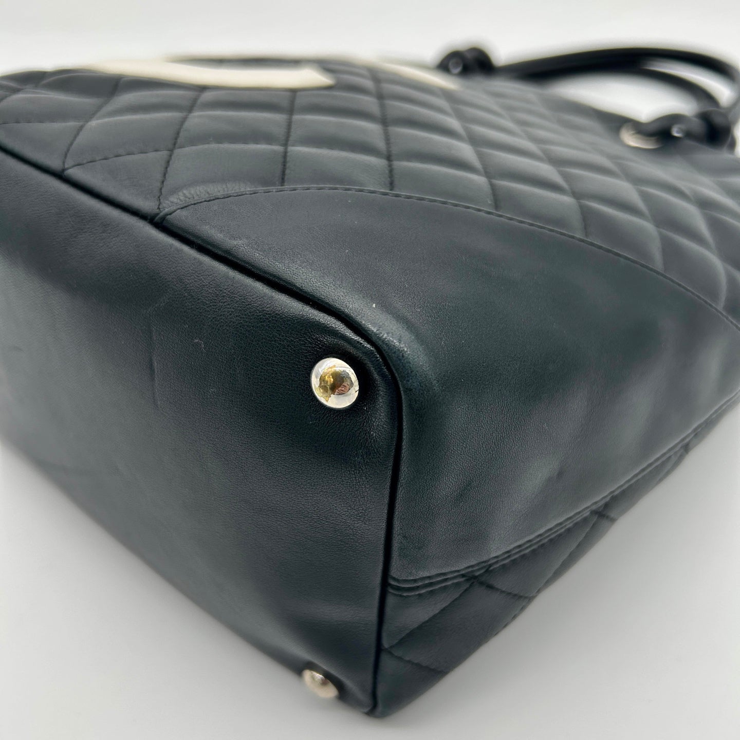 Chanel Calfskin Cambon Bucket Tote Bag Small [Used]