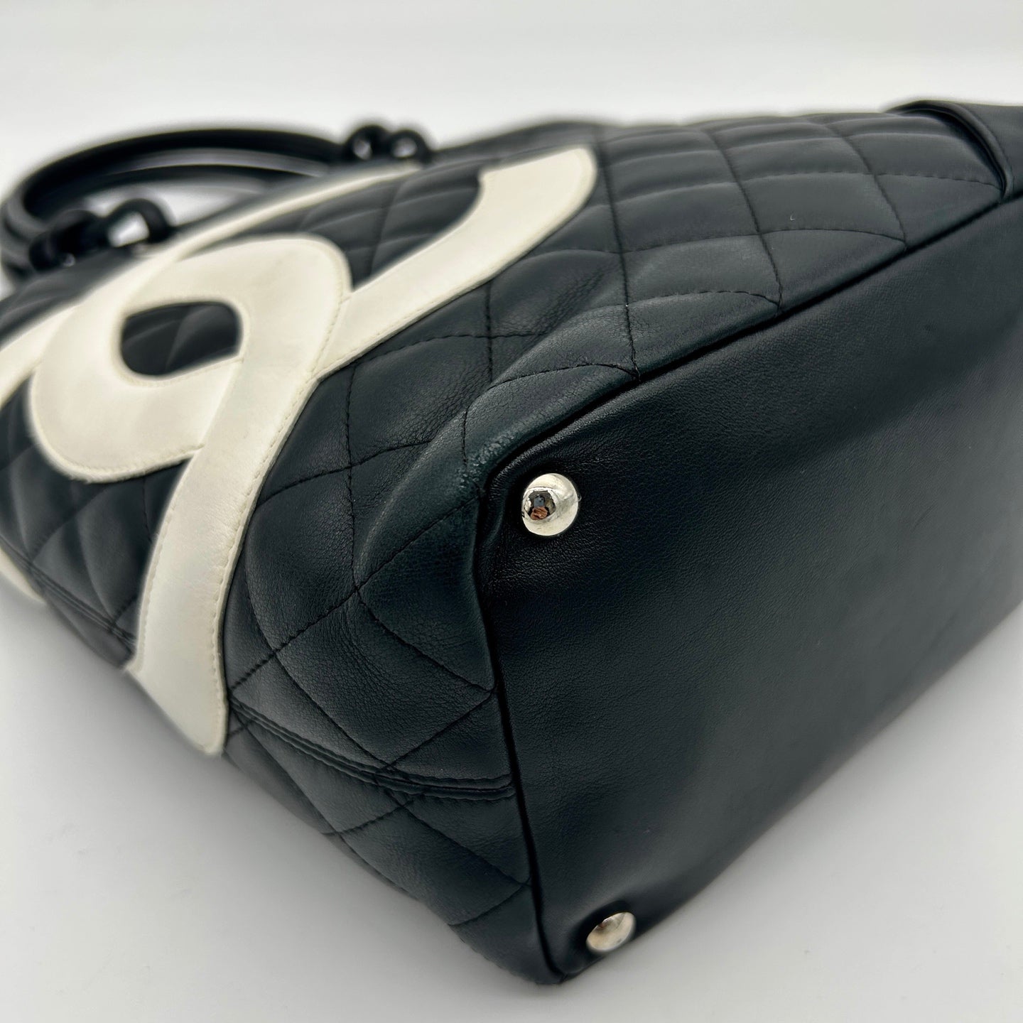 Chanel Calfskin Cambon Bucket Tote Bag Small [Used]