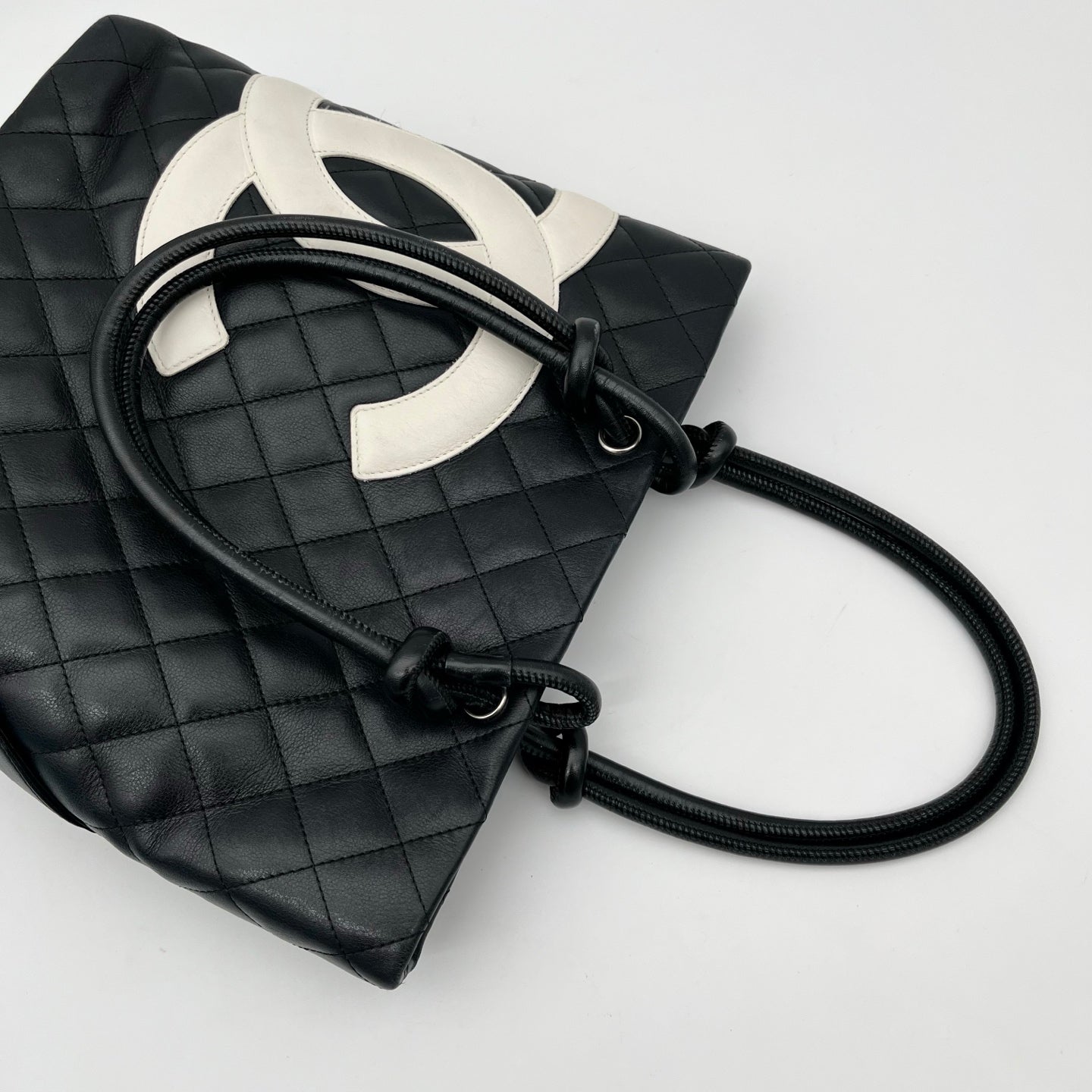 Chanel Calfskin Cambon Bucket Tote Bag Small [Used]