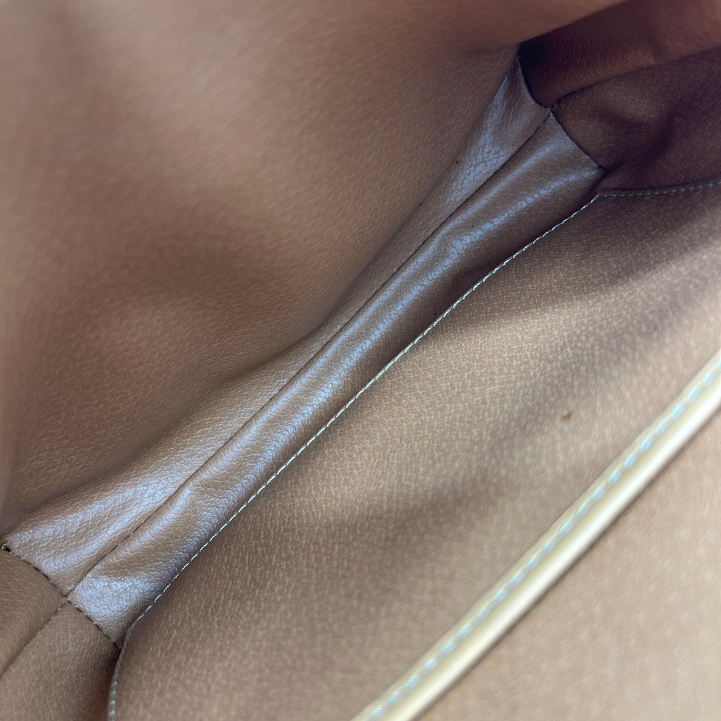 Celine Brown Macadam Saddle Shoulder Bag [Used]