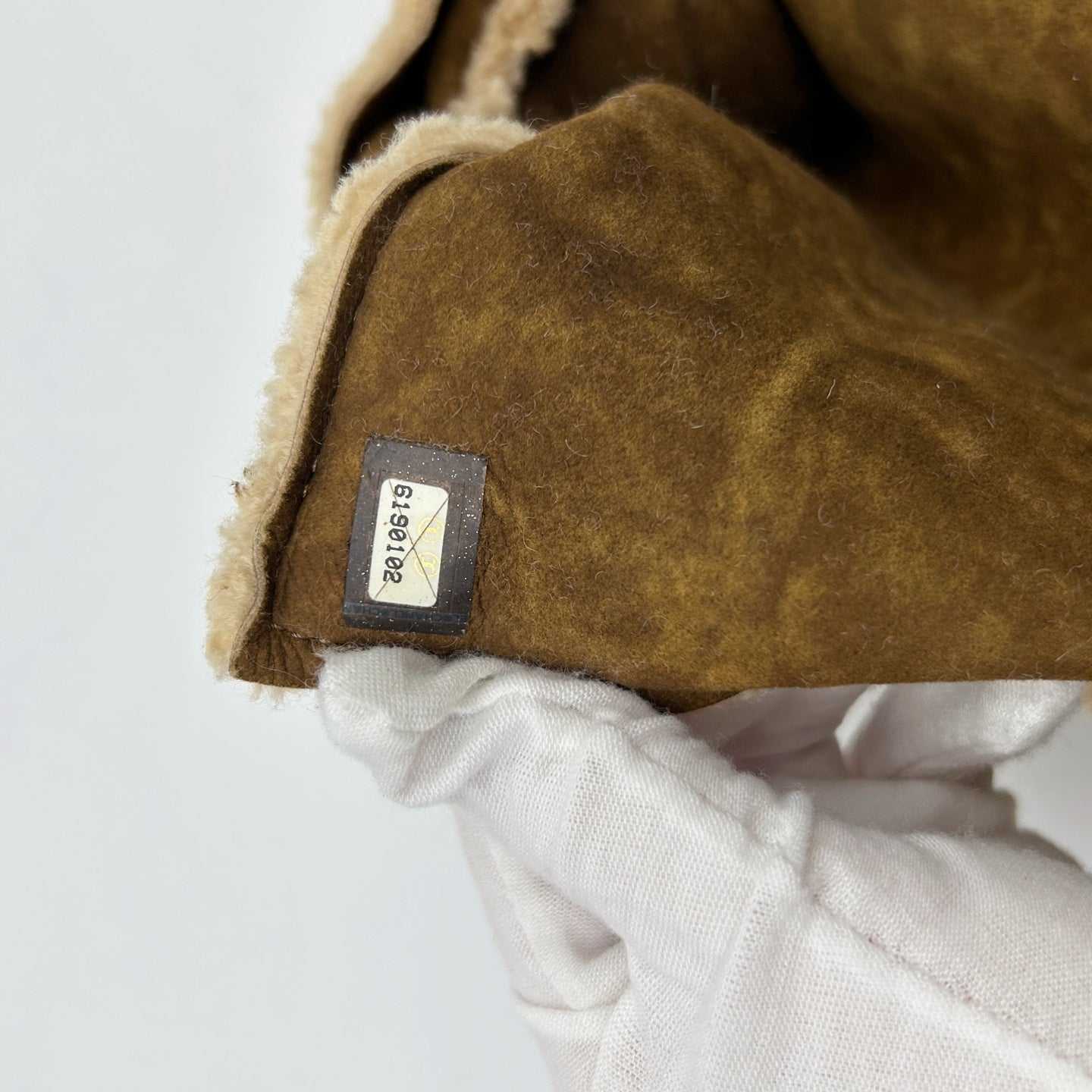 Chanel Brown Shearling Quilted Shoulder Bag [Used]