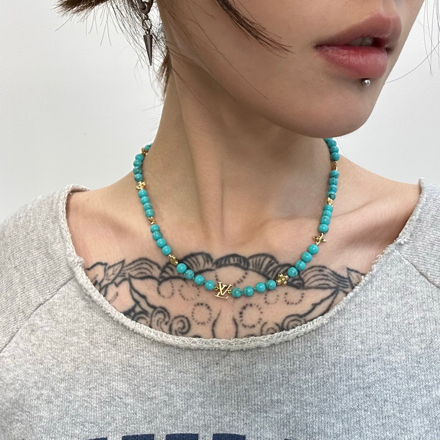 Louis Vuitton 2024 Turquoise Necklace [Used]
