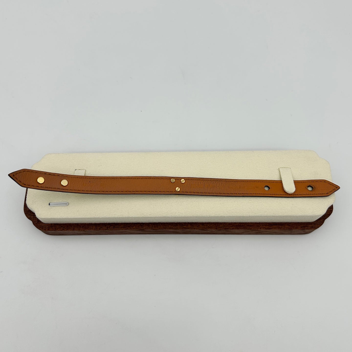 Louis Vuitton Essential V Monogram Leather Bracelet [Used]