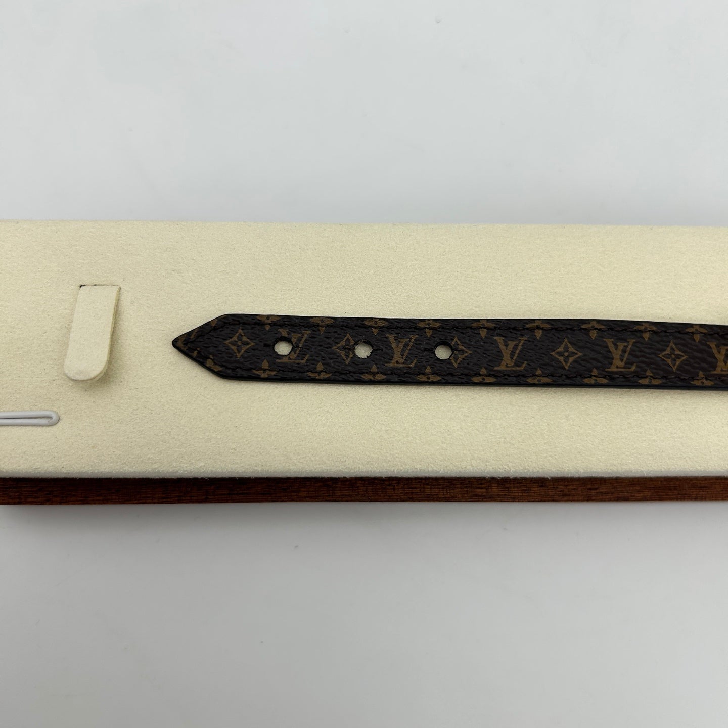 Louis Vuitton Essential V Monogram Leather Bracelet [Used]