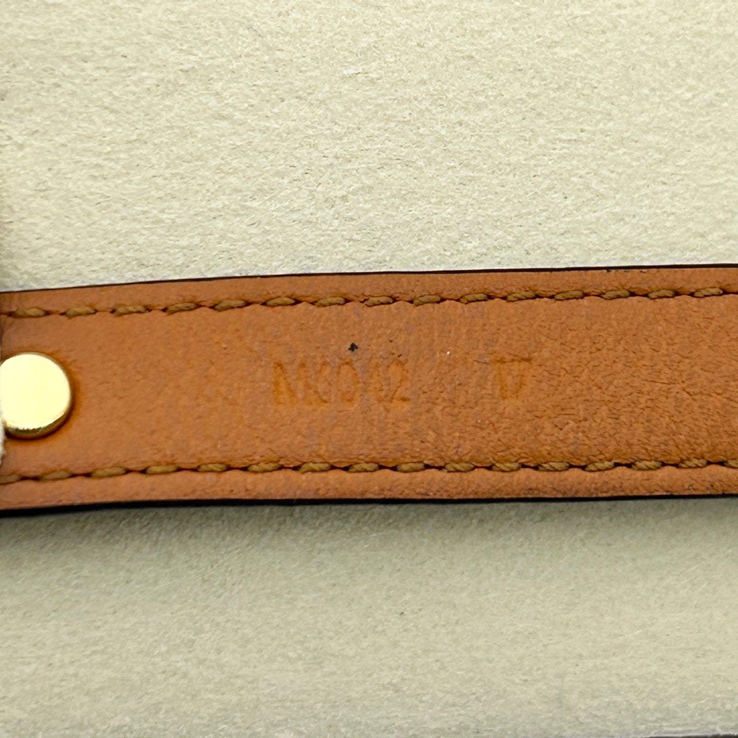 Louis Vuitton Essential V Monogram Leather Bracelet [Used]