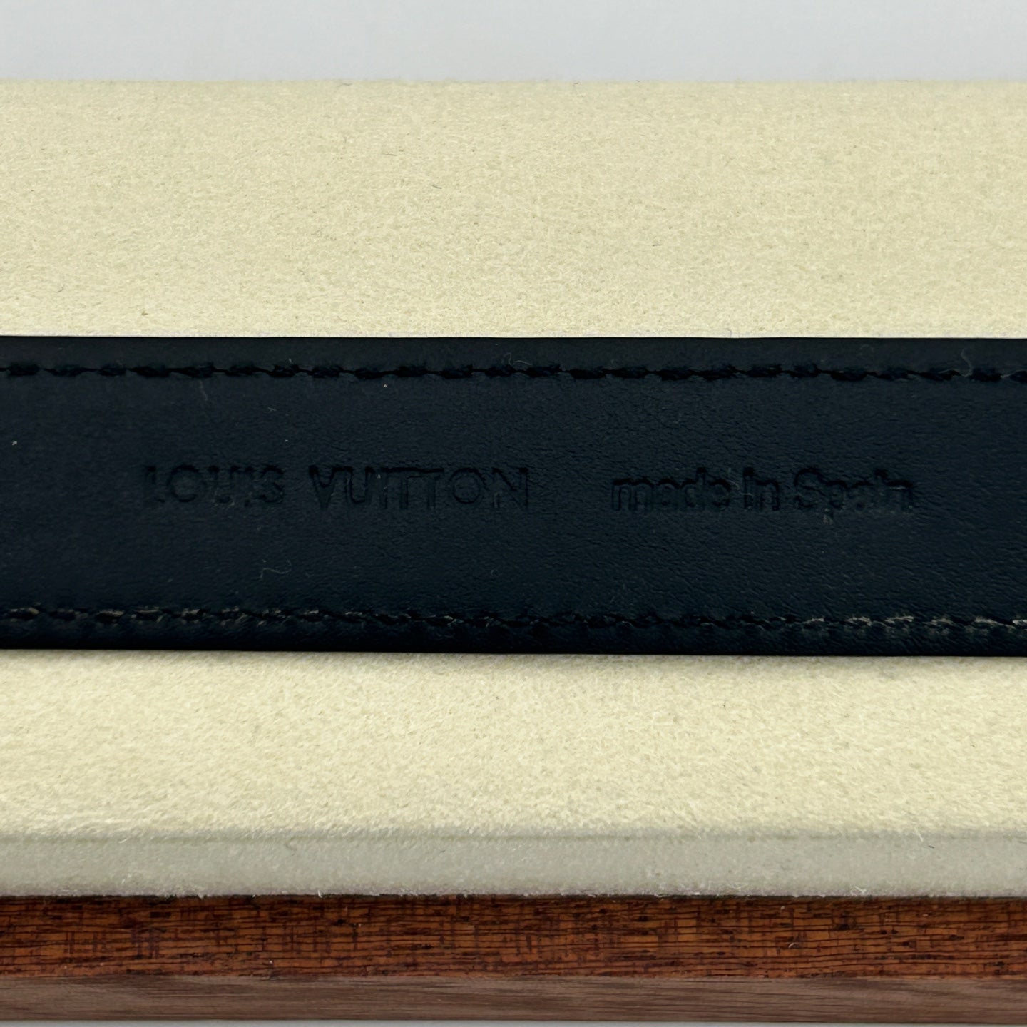 Louis Vuitton Monogram Eclipse Leather Bracelet Black [Used]