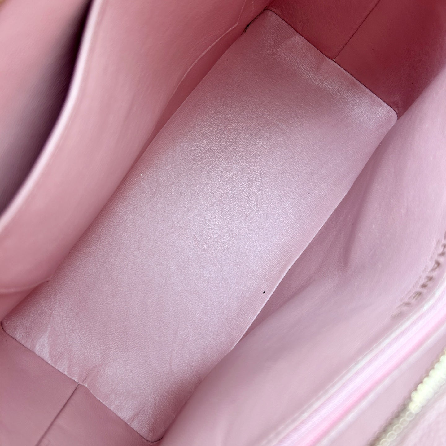 Chanel Pink Medallion Tote Bag with Gold Charm [Used]