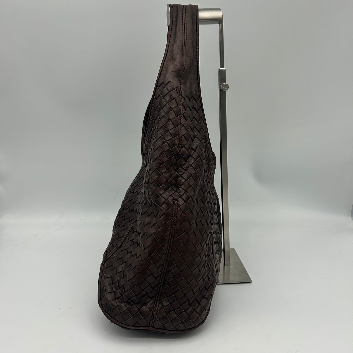 Bottega Veneta Ebano Intrecciato Shoulder Bag [Used]