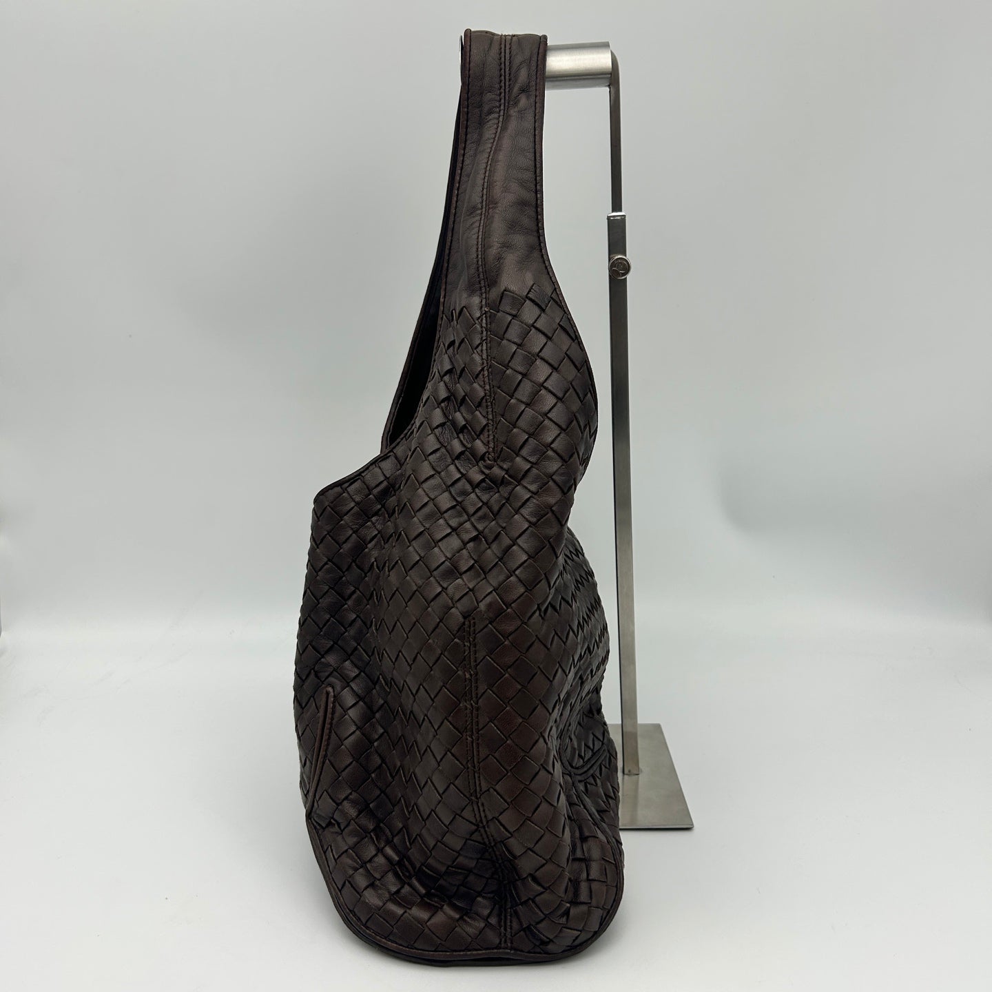 Bottega Veneta Ebano Intrecciato Shoulder Bag [Used]