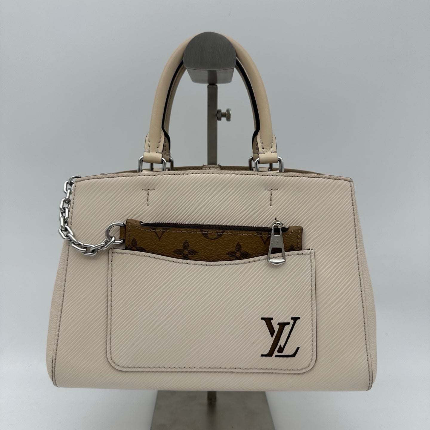 Louis Vuitton Marelle Tote BB White Epi Leather 2Way Bag [Used]