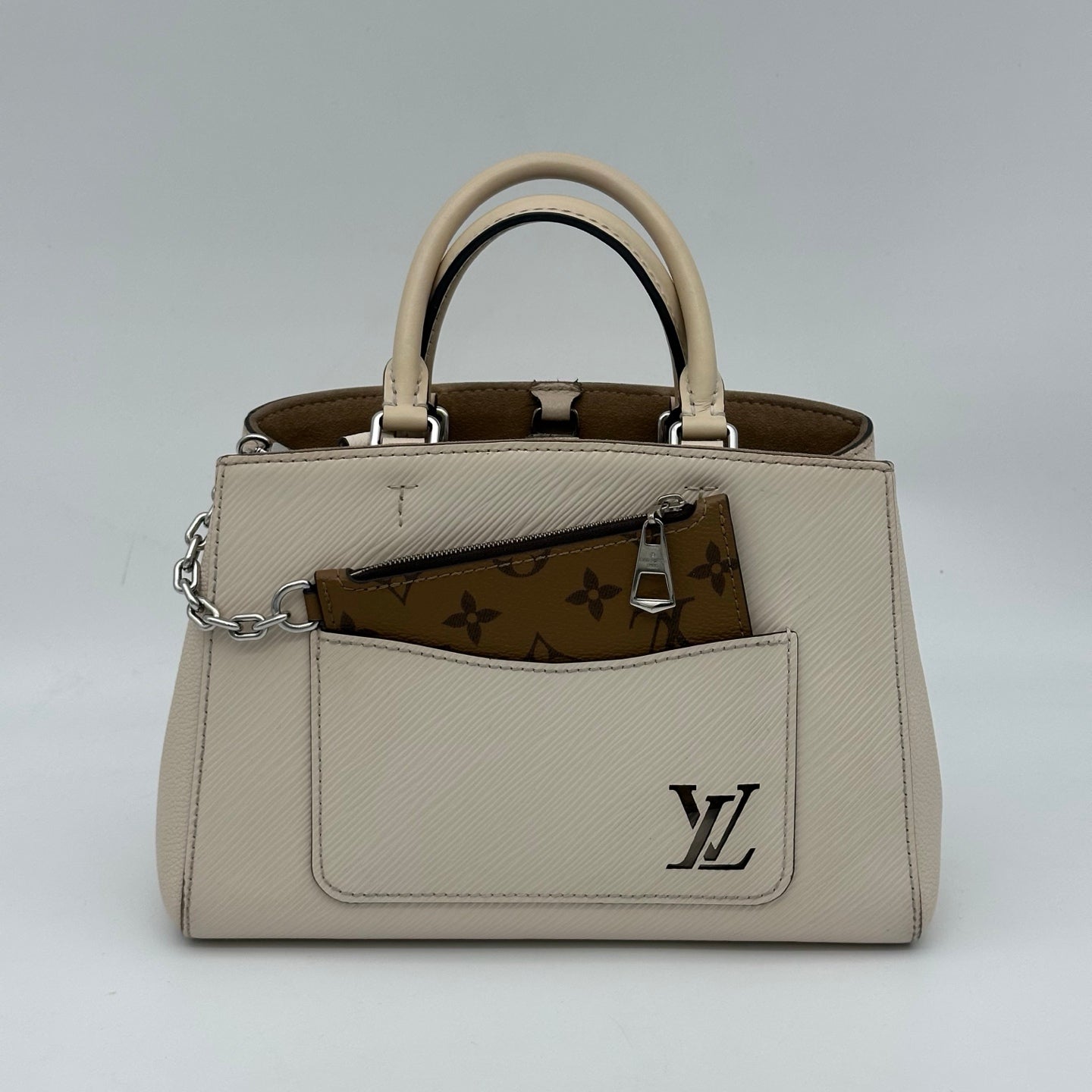 Louis Vuitton Marelle Tote BB White Epi Leather 2Way Bag [Used]