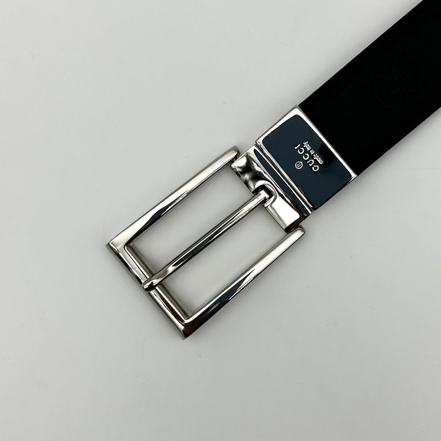 Gucci Black Leather Men's Belt [Used]