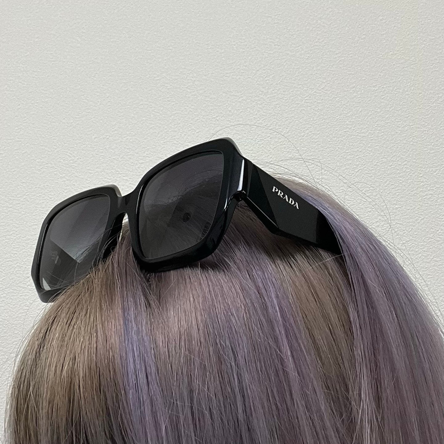 Prada Black Symbole Square Sunglasses [Used]