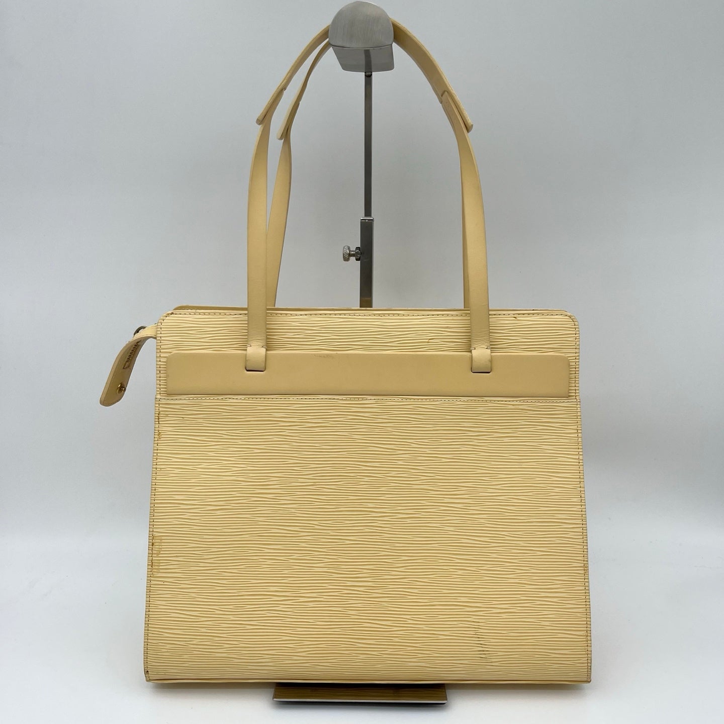 Louis Vuitton Light Yellow Croisette PM Epi Leather Shoulder Tote Bag [Used]