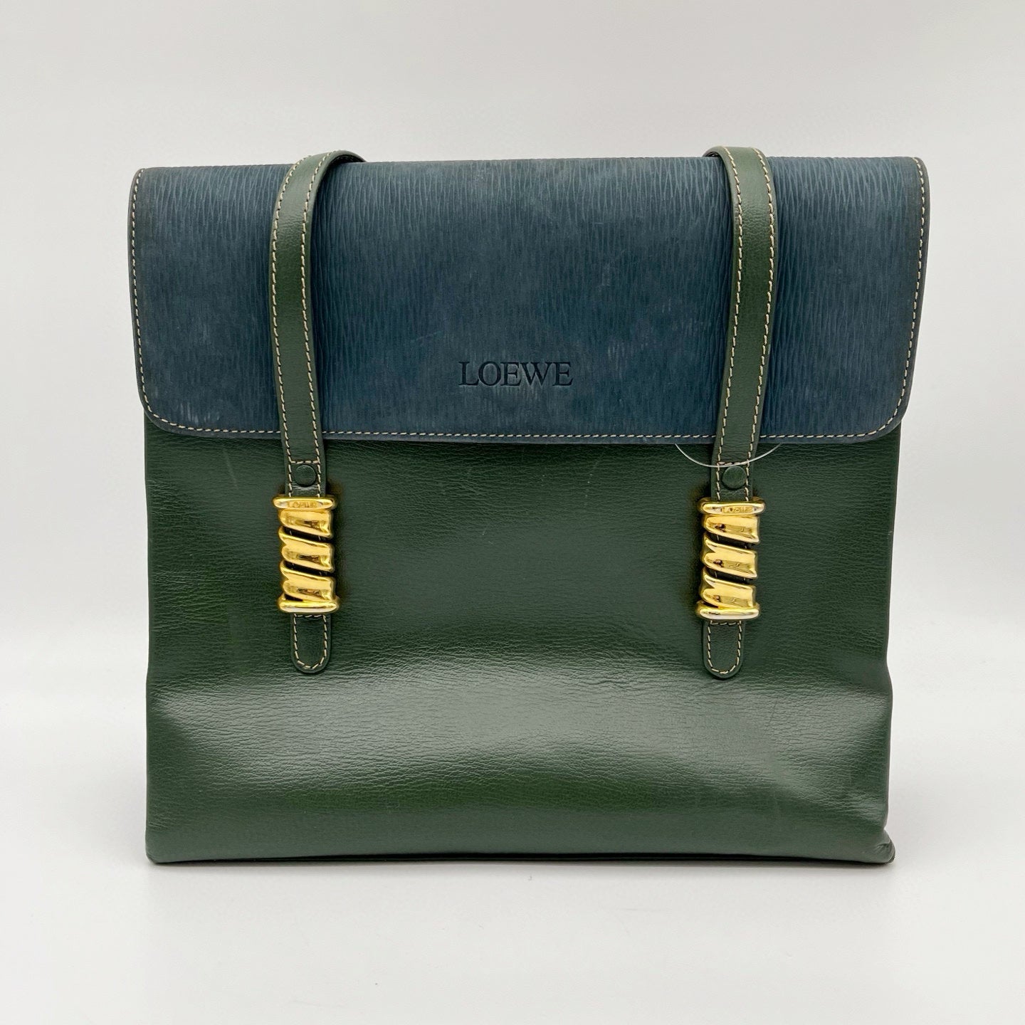 Loewe Velazquez Colorblock Leather Shoulder bag [Used]