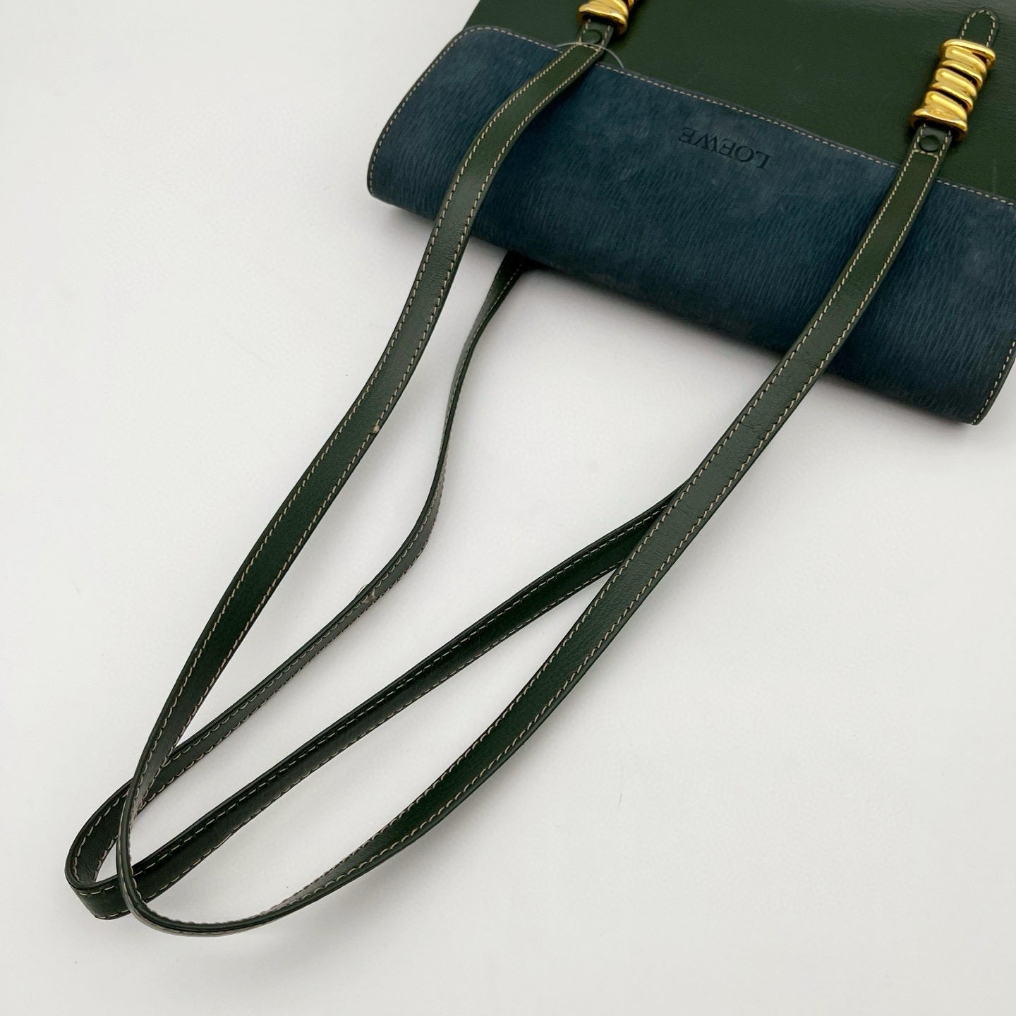 Loewe Velazquez Colorblock Leather Shoulder bag [Used]