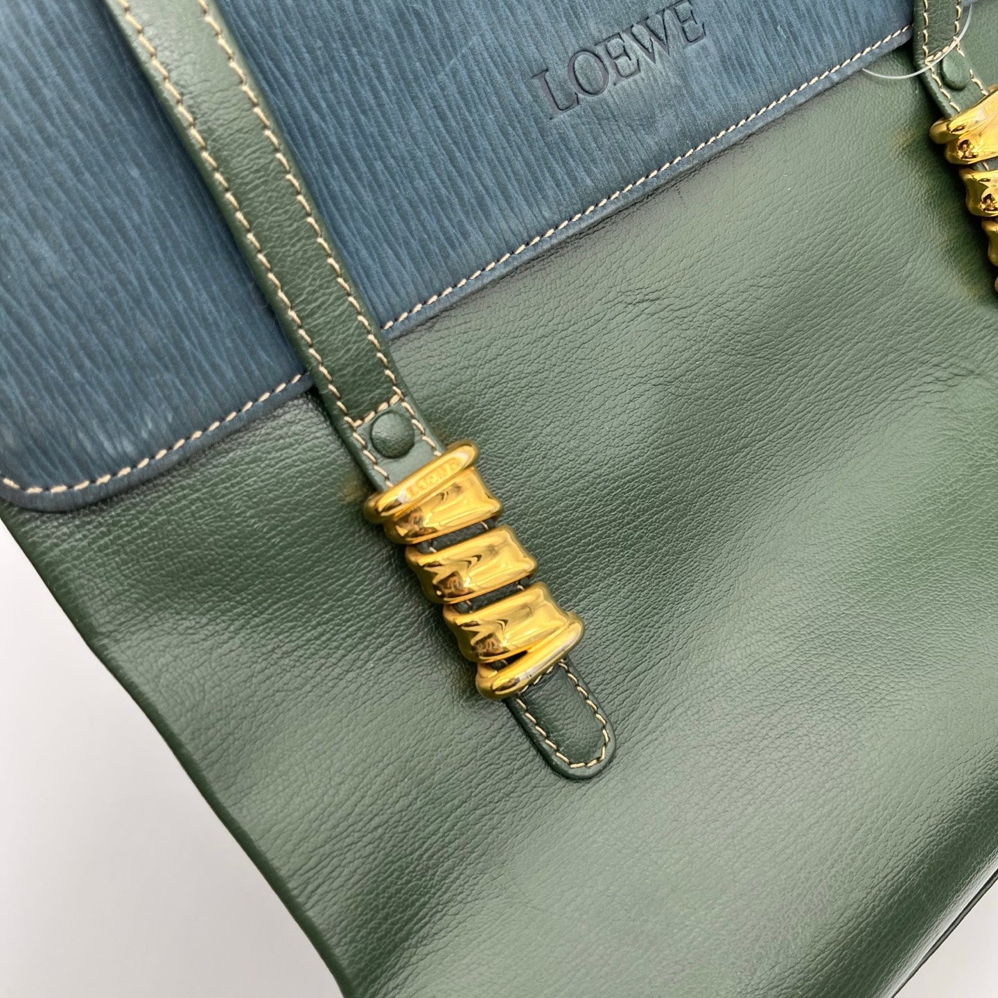 Loewe Velazquez Colorblock Leather Shoulder bag [Used]