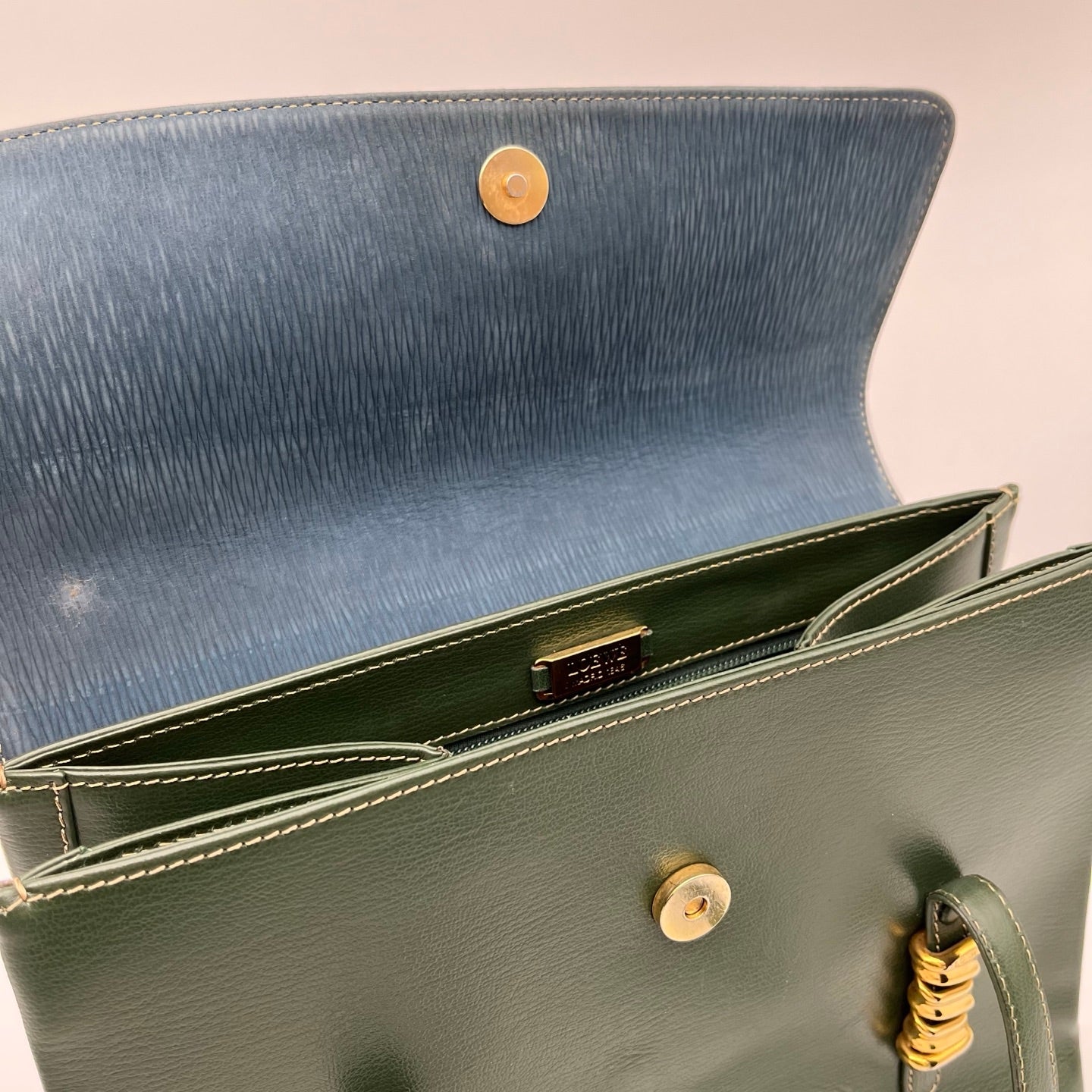 Loewe Velazquez Colorblock Leather Shoulder bag [Used]